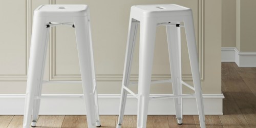 TWO Threshold Backless Barstools Just $49.49 Shipped at Target.online (Only $24.75 Each)