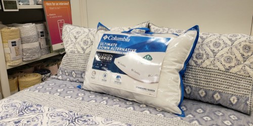 Columbia Down Alternative Queen Size Pillows from $19.99 on Kohl’s.online (Regularly $40)