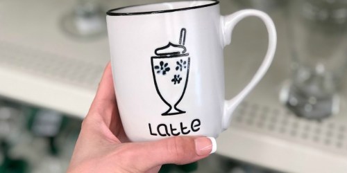 Latte & Cappuccino Mugs ONLY $1 at Dollar Tree