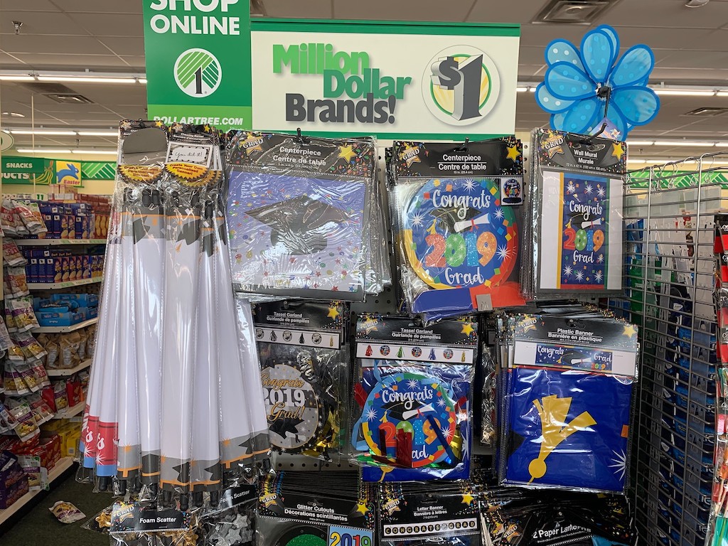 Graduation Party Supplies at Dollar Tree 