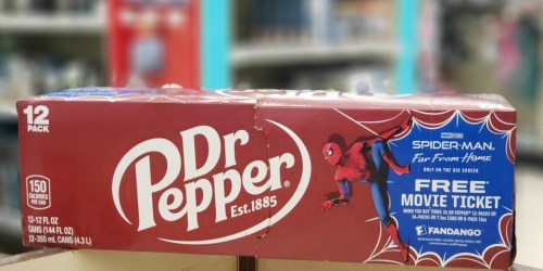 Three Dr. Pepper 12-Packs AND Movie Ticket Under $10 at Walgreens