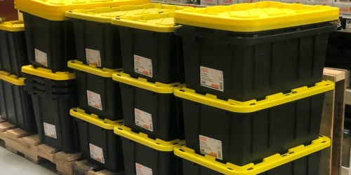 Tough 27-Gallon Storage Totes Only $10.98 on HomeDepot.online