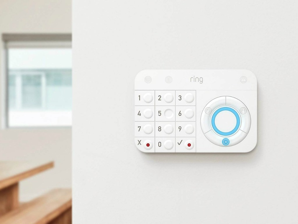 ring alarm panel on wall