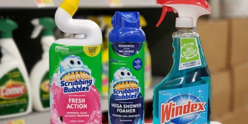 $2.75 Worth of New Scrubbing Bubbles & Windex Coupons