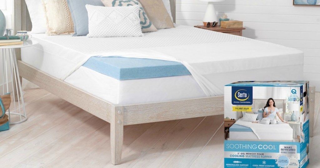 Serta soothing cool gel mattress topper 