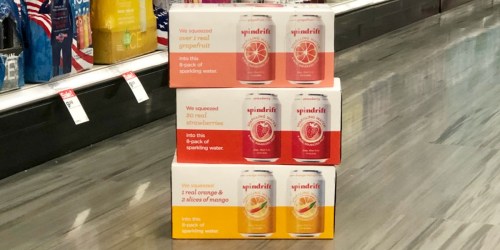 65% Off Spindrift Sparkling Water 8-Packs After Target Gift Card & Cash Back