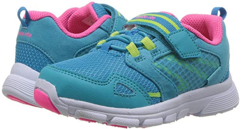 pair of Stride Rite Made 2 Play Taylor for girls in turquoise