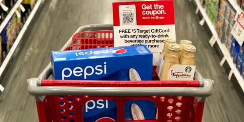 FREE $5 Target Gift Card w/ $15 Beverage Purchase  (Includes Coca-Cola, Pepsi, & More)