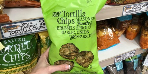 Trader Joe’s May 2019 Finds: Brussels Sprouts Tortilla Chips, Peony Tulips & More