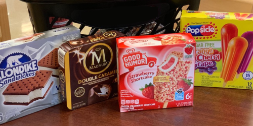 Stock Up on Unilever Ice Cream & Frozen Treats at Albertsons AND Score Free $5 Reward