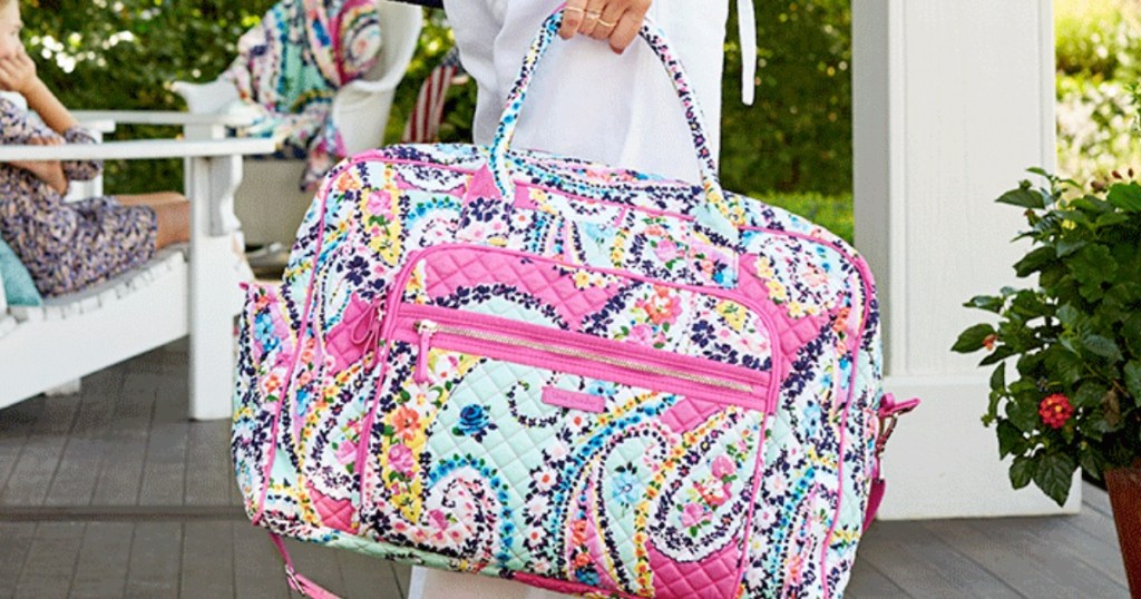 Vera Bradley large travel duffel 