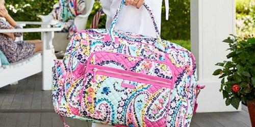 Vera Bradley Large Travel Duffel Only $34 Shipped (Regularly $98+) & More