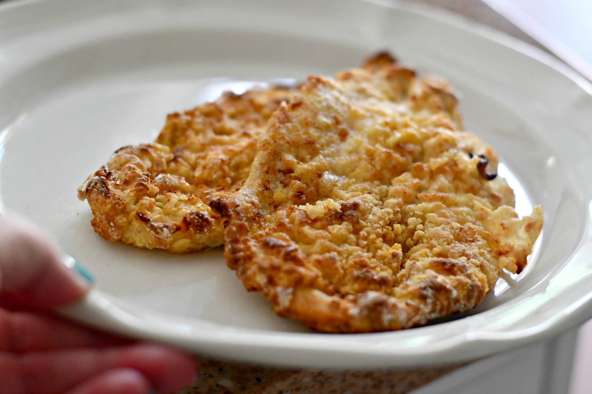 homemade chick-fil-a-patties on a plate 