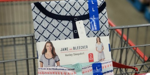 Jane and Bleecker Women’s Henley Sleepshirt 2-Pack Just $4.97 at Costco