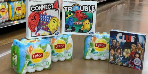 TWO Lipton Iced Tea 12-Packs + Hasbro Board Game as Low as $12.47 at Walmart.online