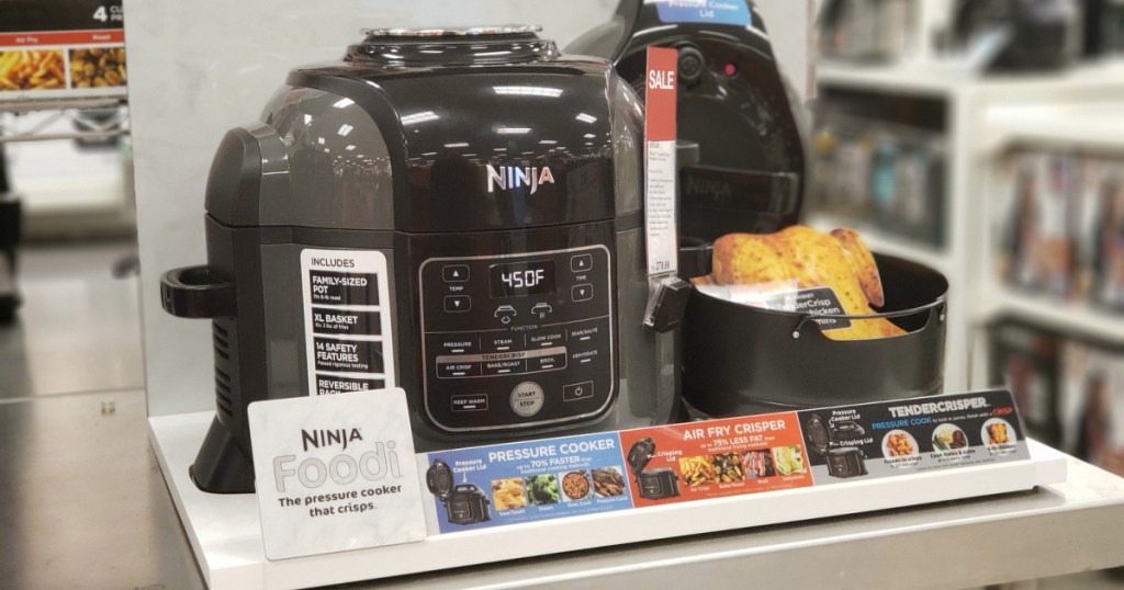 ninja foodi on display in store