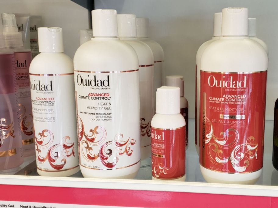 shelf of Quidad products