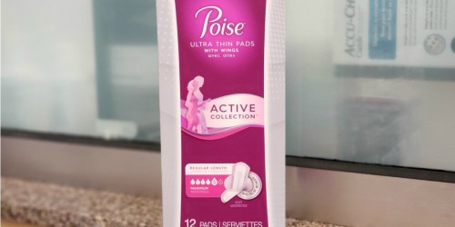 Poise Active Pads or Liners Only 99¢ at Walgreens (Regularly $6)