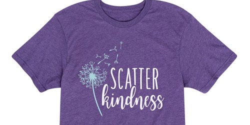 Women’s Positive Message Tees as Low as $9.99 (Regularly $25+)