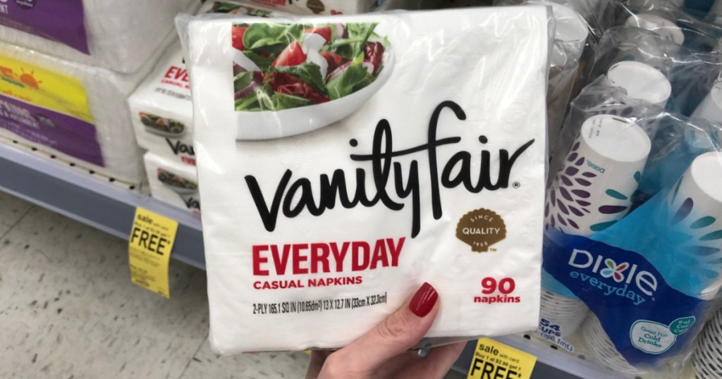 Vanity Fair Everyday Napkins 90 count at walgreens