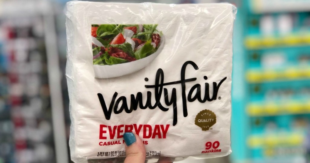 vanity fair napkins at walgreens