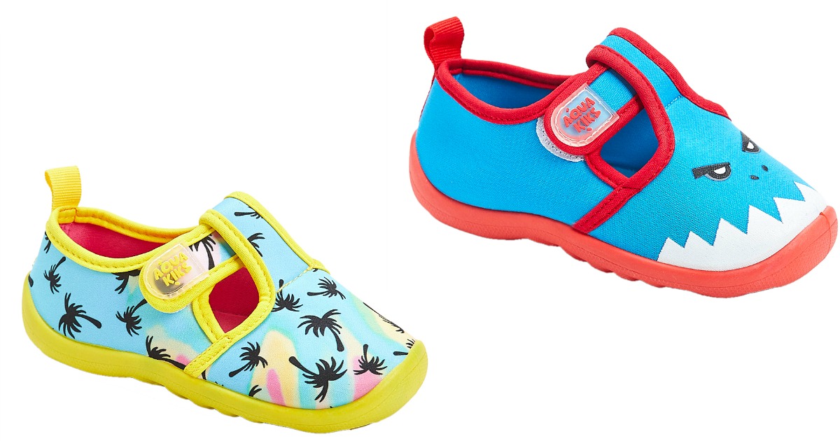 Aqua Tek Shoes in palm tree or shark design