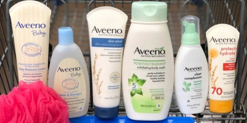 $19 Worth of New Aveeno Coupons = Body Lotion Only $1.97 After Cash Back at Walmart