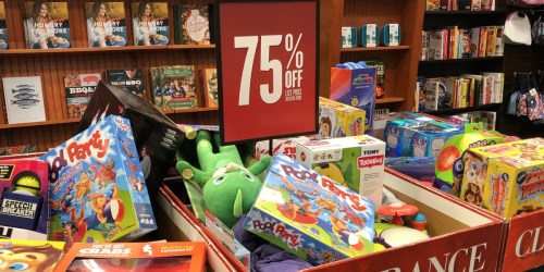 Up to 75% Off Books, Toys & Games at Barnes & Noble