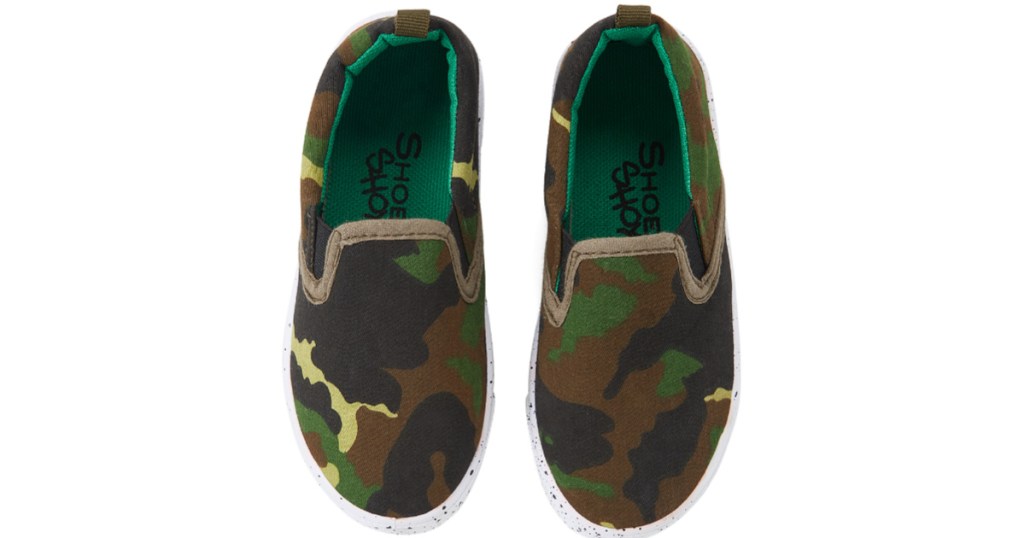 boys shoe shox camo sneakers