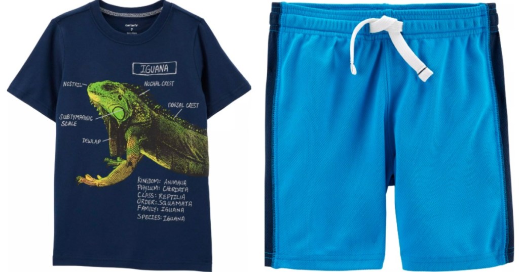 Carter's boys shirt and shorts