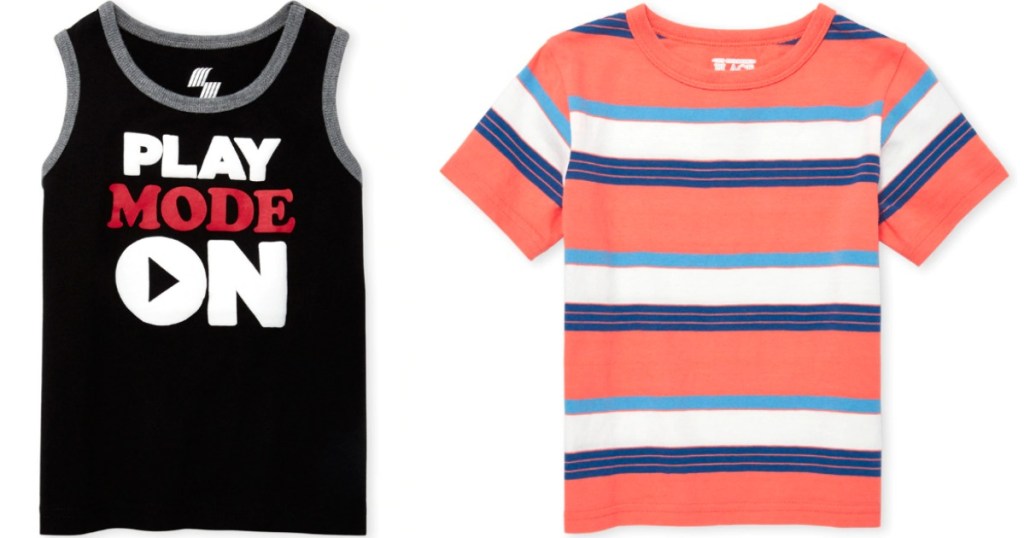 boy's tank and t-shirt