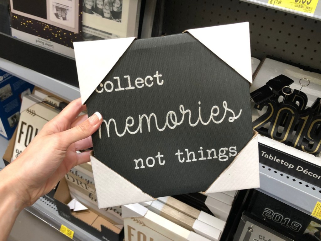 Collect Memories Sign