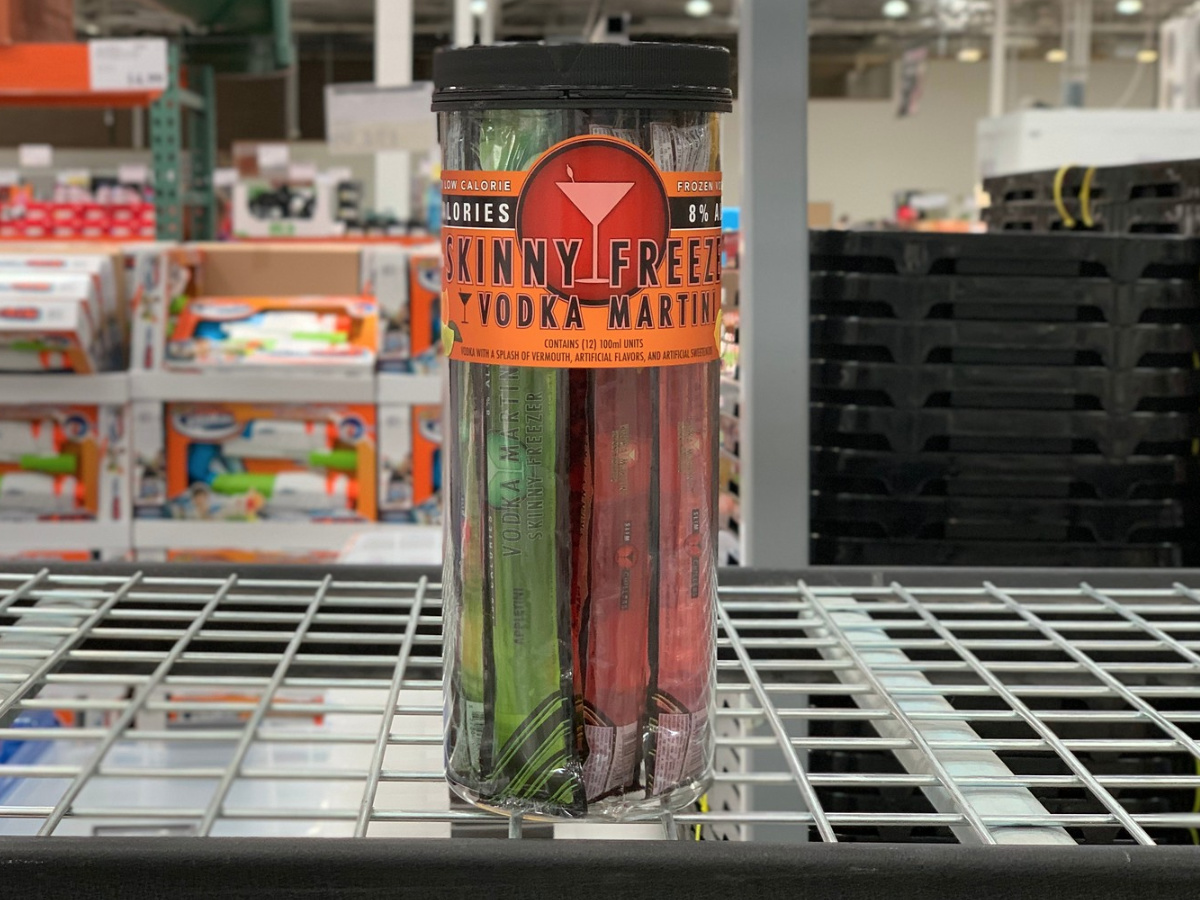 Costco Slim Chillers Vodka Martini Pops at Costco