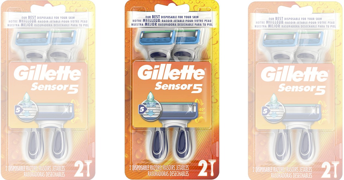 gillette sensor 5 2 pack