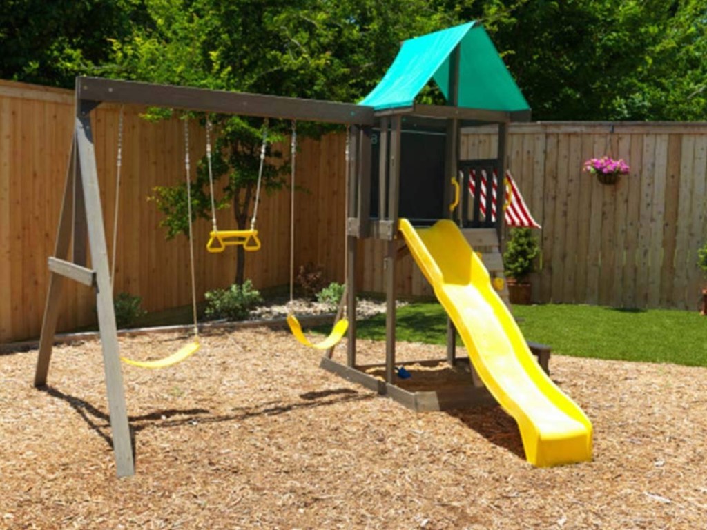 Kidkraft newport swing set