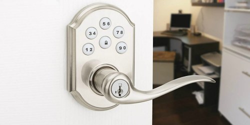 Kwikset Electronic Keypad Lock w/ Lever Just $66.51 Shipped (Amazon Renewed)