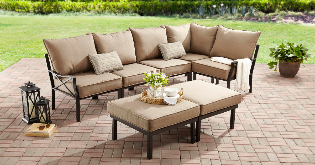 outdoor sofa sectional with table