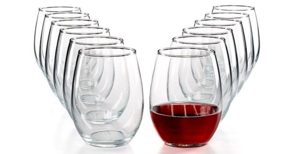 martha stewart stemless wine glasses macys