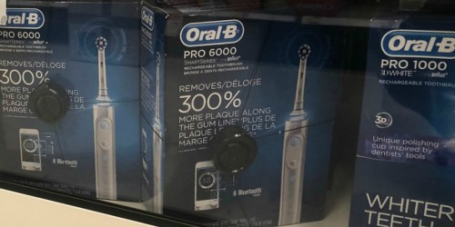 Oral B Pro 6000 Electric Toothbrush Only $19.94 Shipped After Walmart Gift Card + Rebate