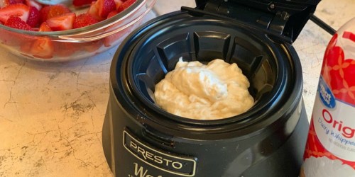 Belgian Waffle Bowl Maker Only $19 on Walmart.online (Regularly $46)