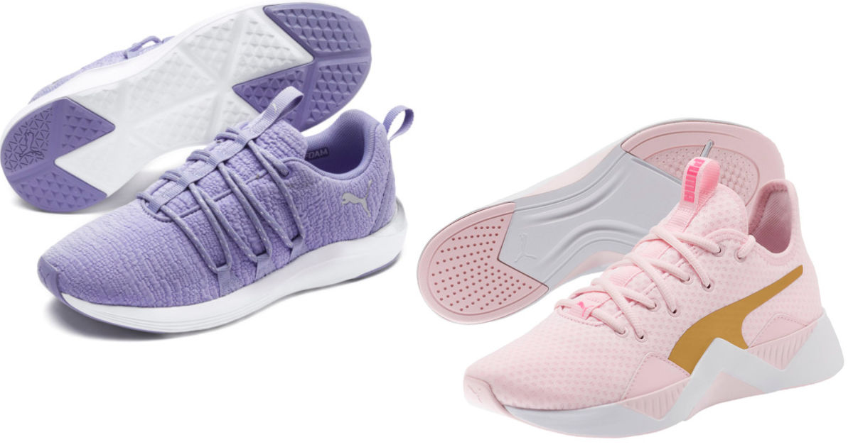 puma purple and pink womens shoes