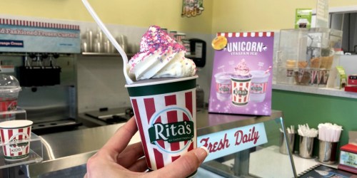 Rita’s Unicorn Italian Ice Available Now