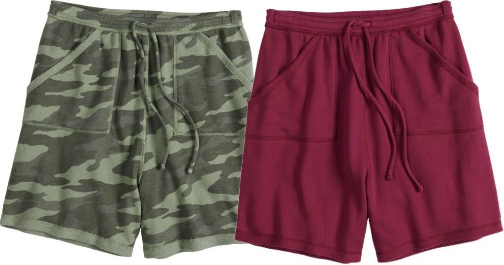 SO Junior Shorts in camp and red