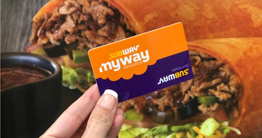 subway rewards program card