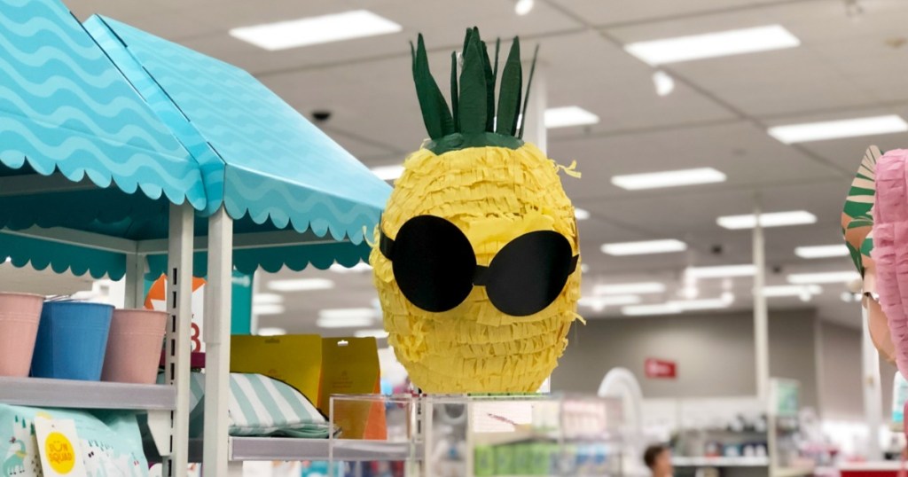 Sun Squad pineapple pinata at Target