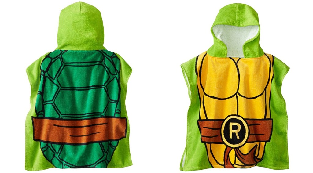 TNMT hooded towel Rafael