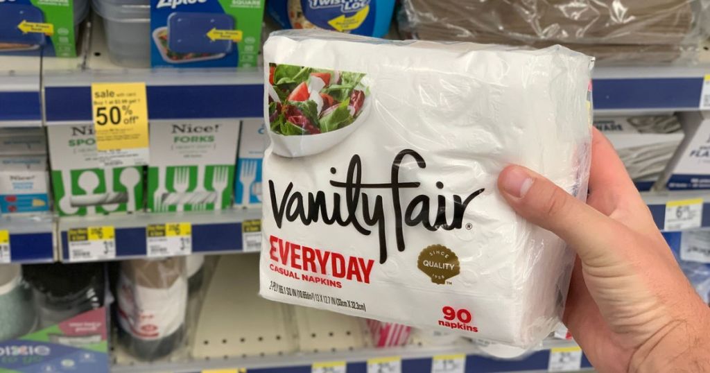 vanity fair 90ct napkins walgreens