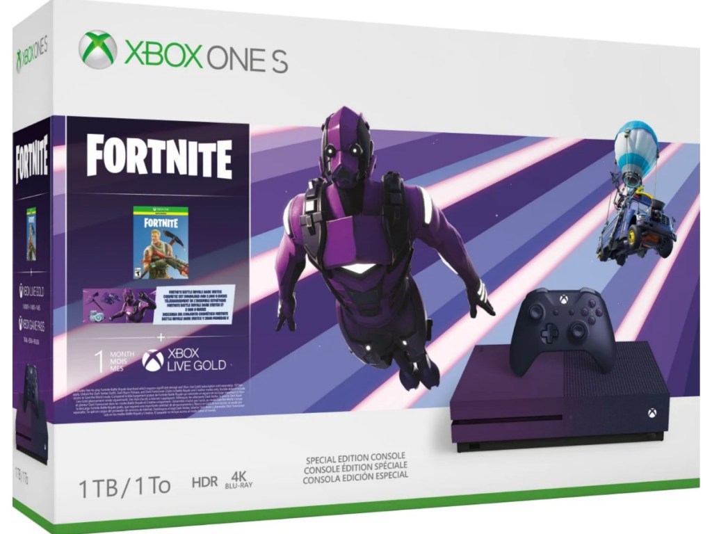 xbox one s fortnite bundle box