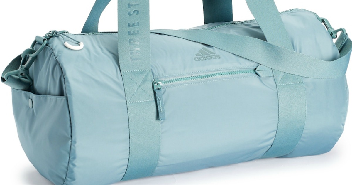 blue adidas duffel bag