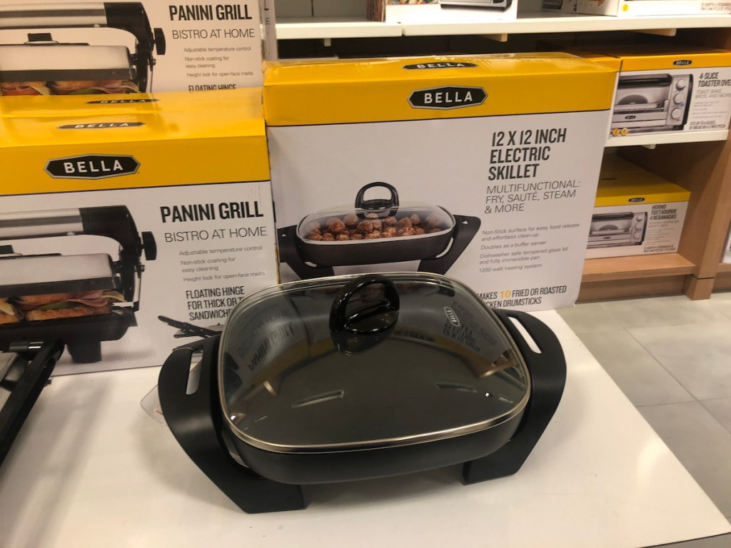 Bella electric skillet at Macy's on shelf